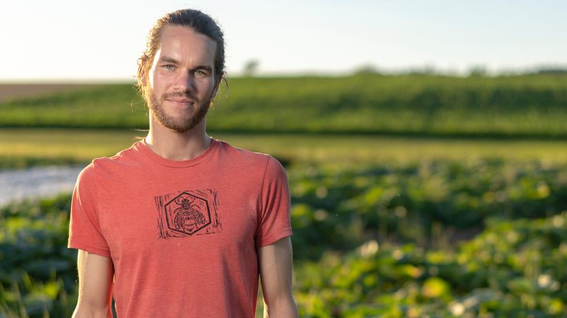 Nachhaltige Landwirtschaft: Sebastian Heilmann hat die Freie Ausbildung zum biologisch-dynamischen Gemüsebauer gemacht und leitet seit vier Jahren die Solidarische Landwirtschaft Tempelhof in Baden-Württemberg.
