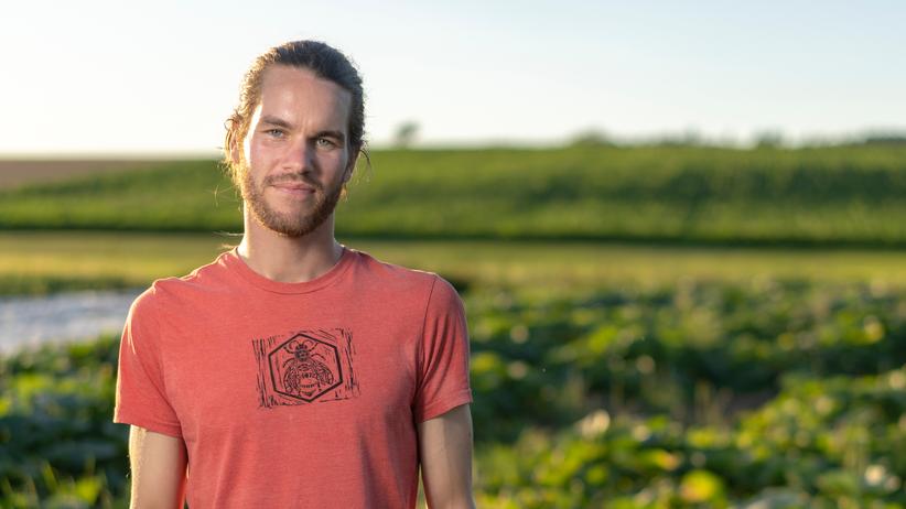 Nachhaltige Landwirtschaft: Sebastian Heilmann hat die Freie Ausbildung zum biologisch-dynamischen Gemüsebauer gemacht und leitet seit vier Jahren die Solidarische Landwirtschaft Tempelhof in Baden-Württemberg.