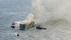 Nordsee: Frachtschiff vor niederländischer Küste fängt Feuer