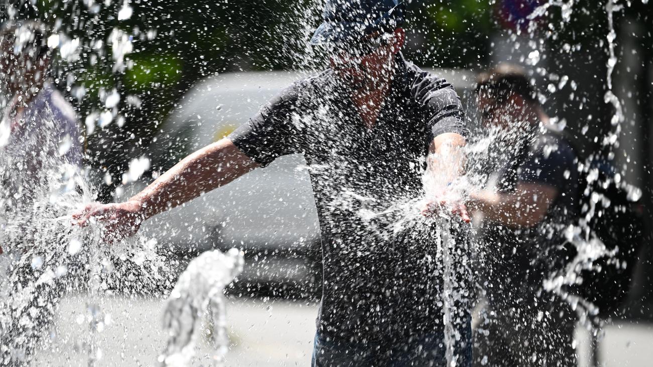 Heatwave: Weather service expects maximum temperatures of up to 37 degrees and storms