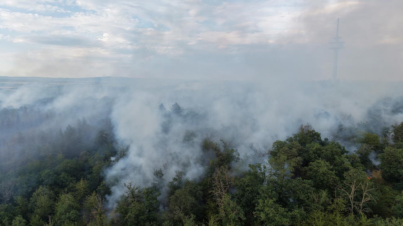 Waldbrände in Rheinland-Pfalz, Bayern und Sachsen: Autobahn wegen großem Waldbrand am Chiemsee gesperrt