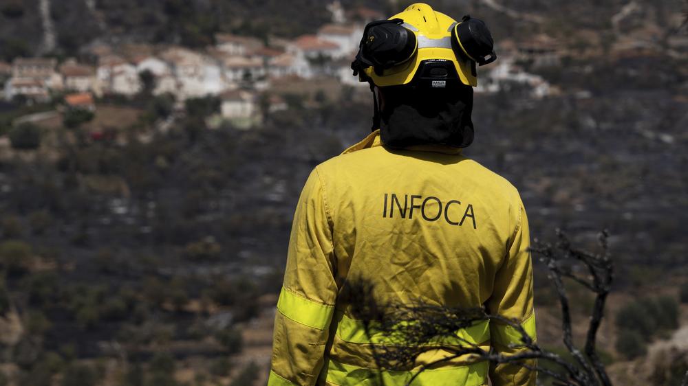 Waldbrand Andalusien Spanien Niebla Sevilla 4000 Hektar
