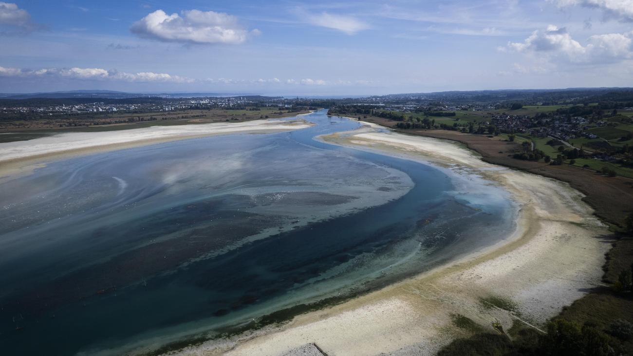 Niedrigwasser: Pegelstand des Bodensees sinkt unter 2,50 Meter