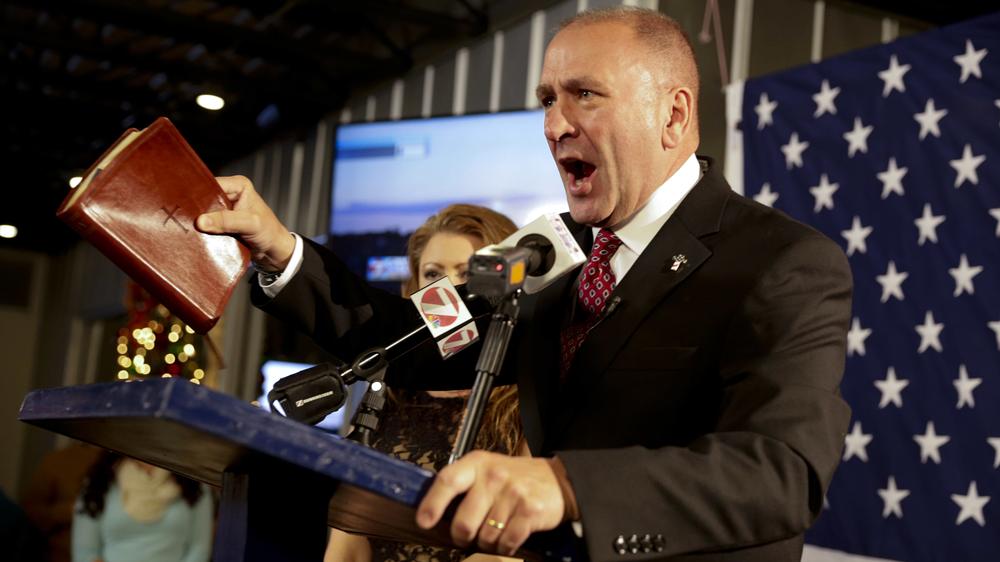  Der Republikaner Clay Higgins, hier im Dezember 2016 nach seinem Sieg bei der Wahl zum Repräsentantenhaus, ruft 2017 zum Mord an radikalen Muslimen auf.