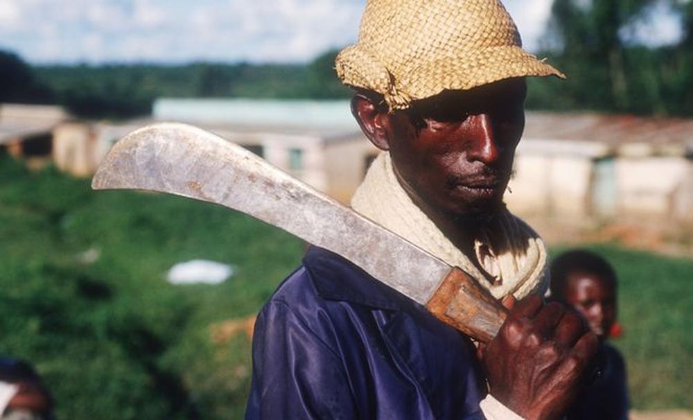 Völkermord Machete in Ruanda