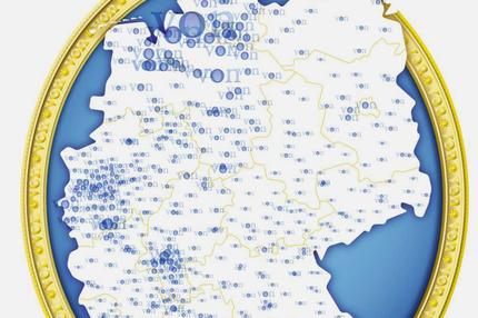 Deutschlandkarte: Die Vons von nebenan