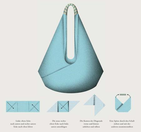 Origami Tasche Falten Zum Tragen Zeitmagazin