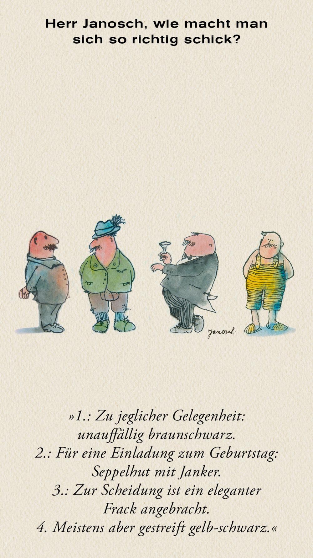 Janosch Herr Janosch, wie war das Jahr? ZEITmagazin