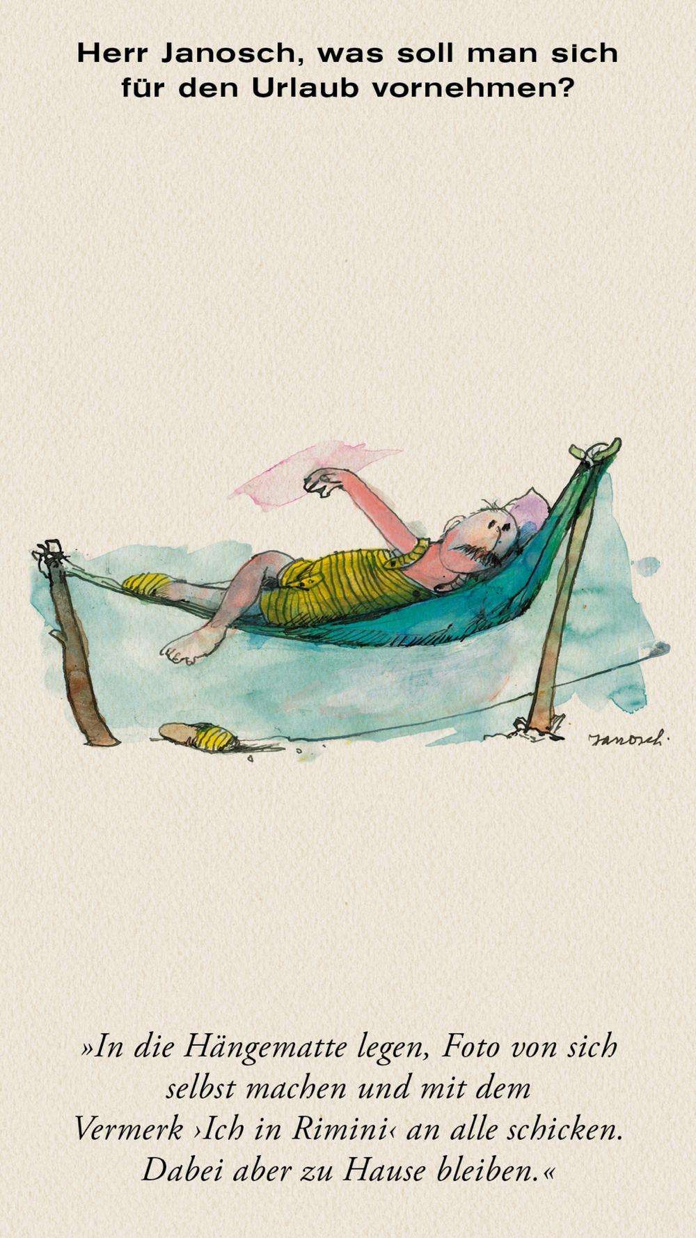 Janosch Herr Janosch, wie war das Jahr? ZEITmagazin