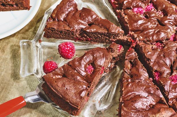 Schokokuchen Mit Himbeeren Fast Kein Mehl Und Nicht Zu Suss Zeitmagazin