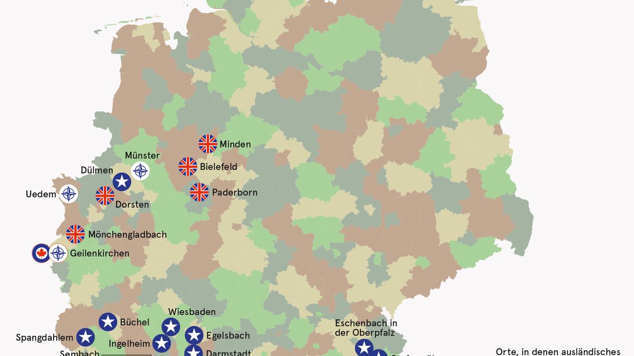 Deutschland: Standorte ausländischen Militärs | ZEITmagazin