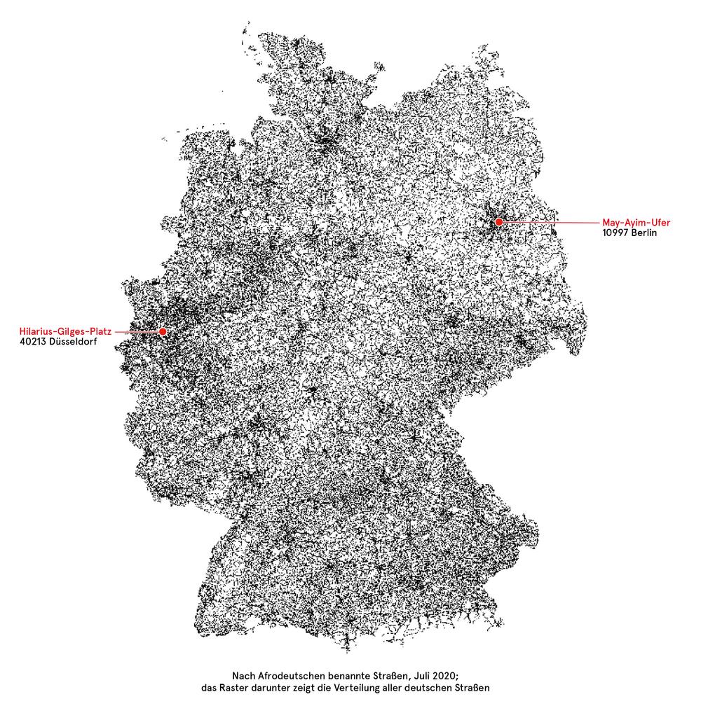 straßen deutschlandkarte Deutschland: Afrodeutsche Straßen | ZEITmagazin