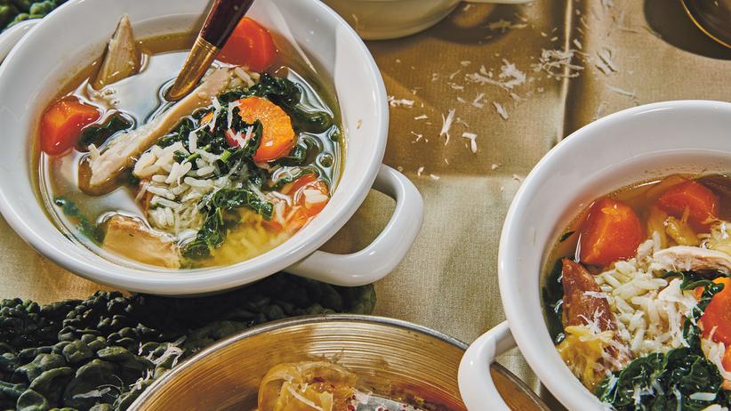 Hühnersuppe mit Reis: Eine Suppe für die Selbstachtung
