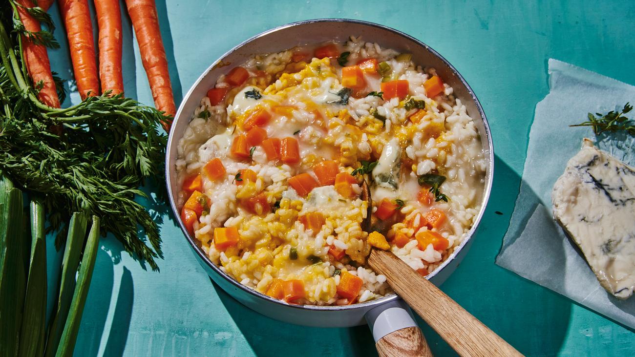 Risotto mit Karotten und Gorgonzola: Mehr Butter wagen | ZEITmagazin