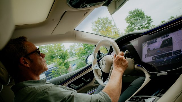 Mercedes-Benz EQS 580: Der Tempomat wird nie nervös