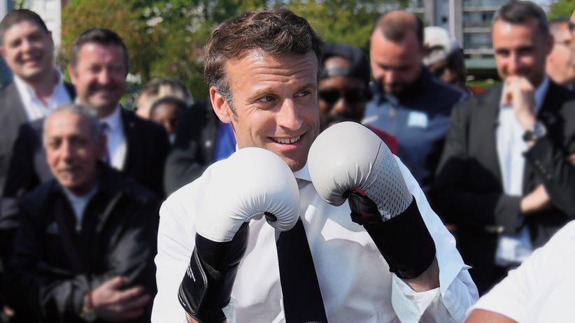 Emmanuel Macron: Er boxt nicht nur, er duftet auch wie ein Kämpfer: der französische Präsident Macron