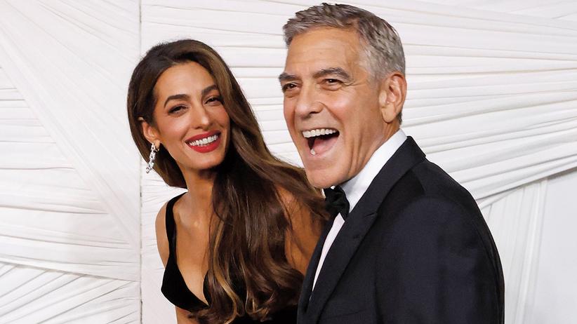 Streit in der Beziehung: Wollen einander nie zum Mond schießen: die Eheleute Amal und George Clooney