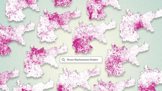 (+) Nachnamen: Wo Menschen mit Ihrem Nachnamen 1890 wohnten – und wo heutzutage
