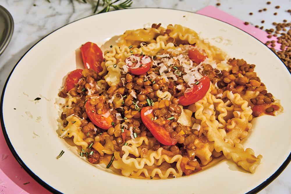 Linsenbolognese: Linsenbolognese: Ein wirklich sicheres Finanzprodukt, das sehr gut schmeckt.