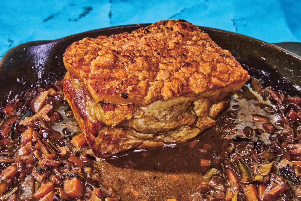 Schweinsbraten: Ofenknuspriger Schweinsbraten