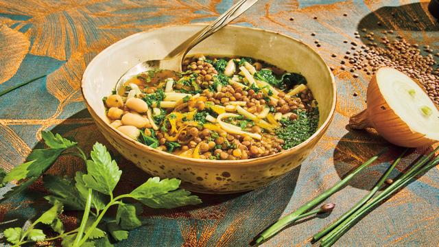 Frühlingssuppe: Wenn der Frühling noch frisch ist