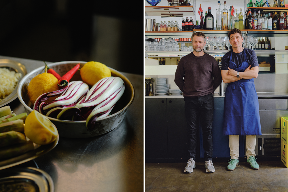 Osteria in Kopenhagen: Die Kindheitsfreunde Emil Alsbo und Morten Kaltoft lassen sich für ihre Osteria 16 in Vesterbro in Kopenhagen regelmäßig Zutaten aus Italien liefern.