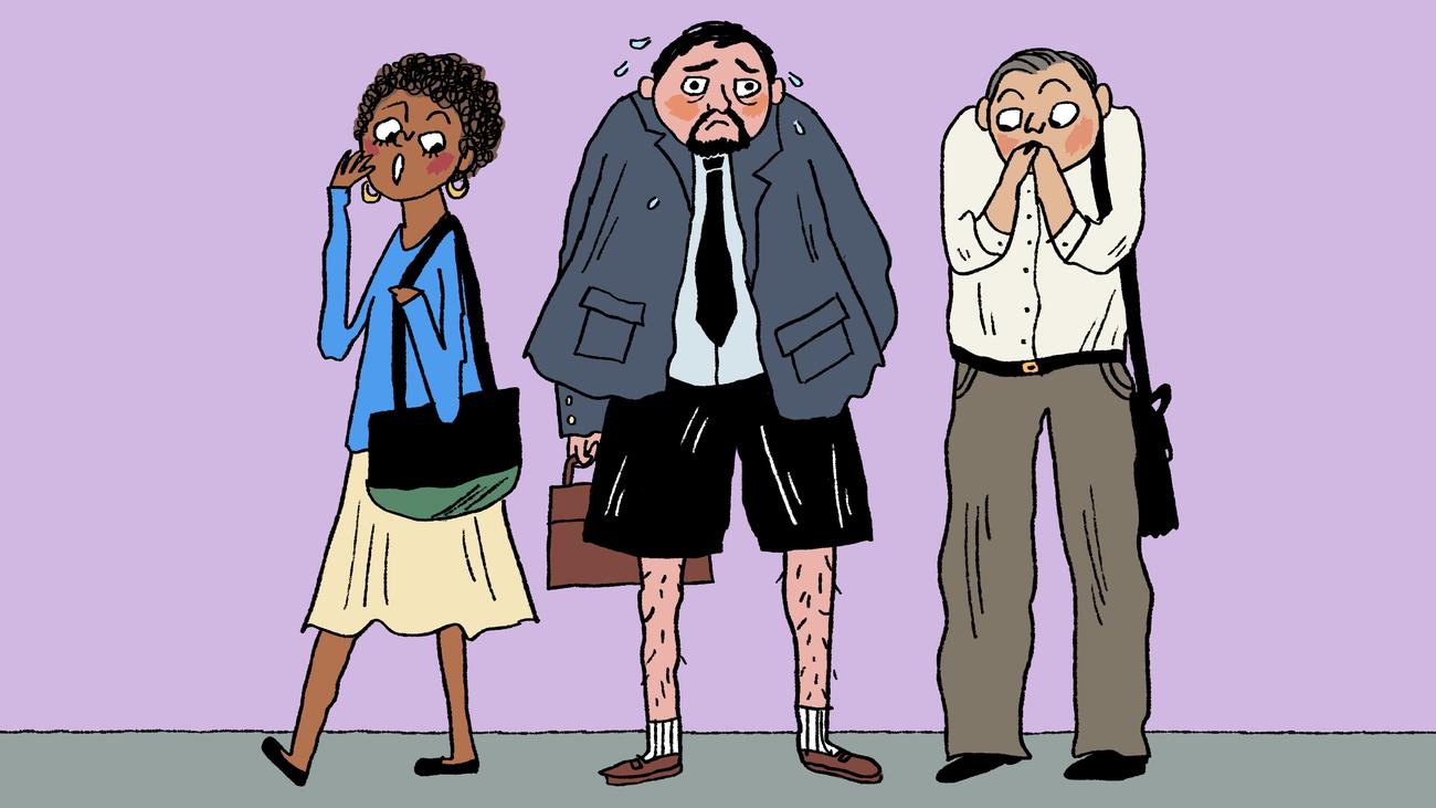 Shorts im Büro: Kurze Hosen im Büro?