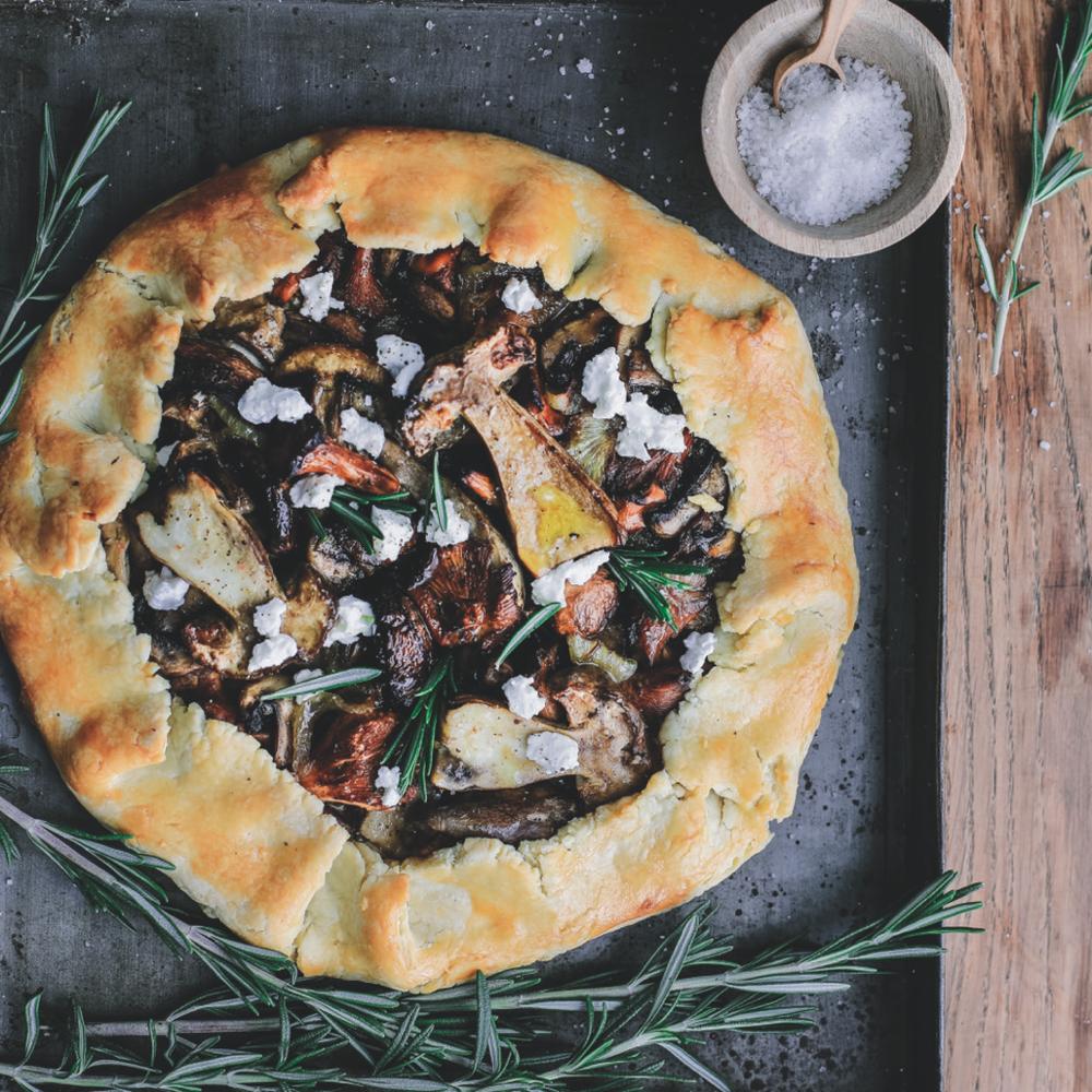 Tarte-Rezepte: Pilz-Tarte mit Ziegenkäse | ZEITmagazin