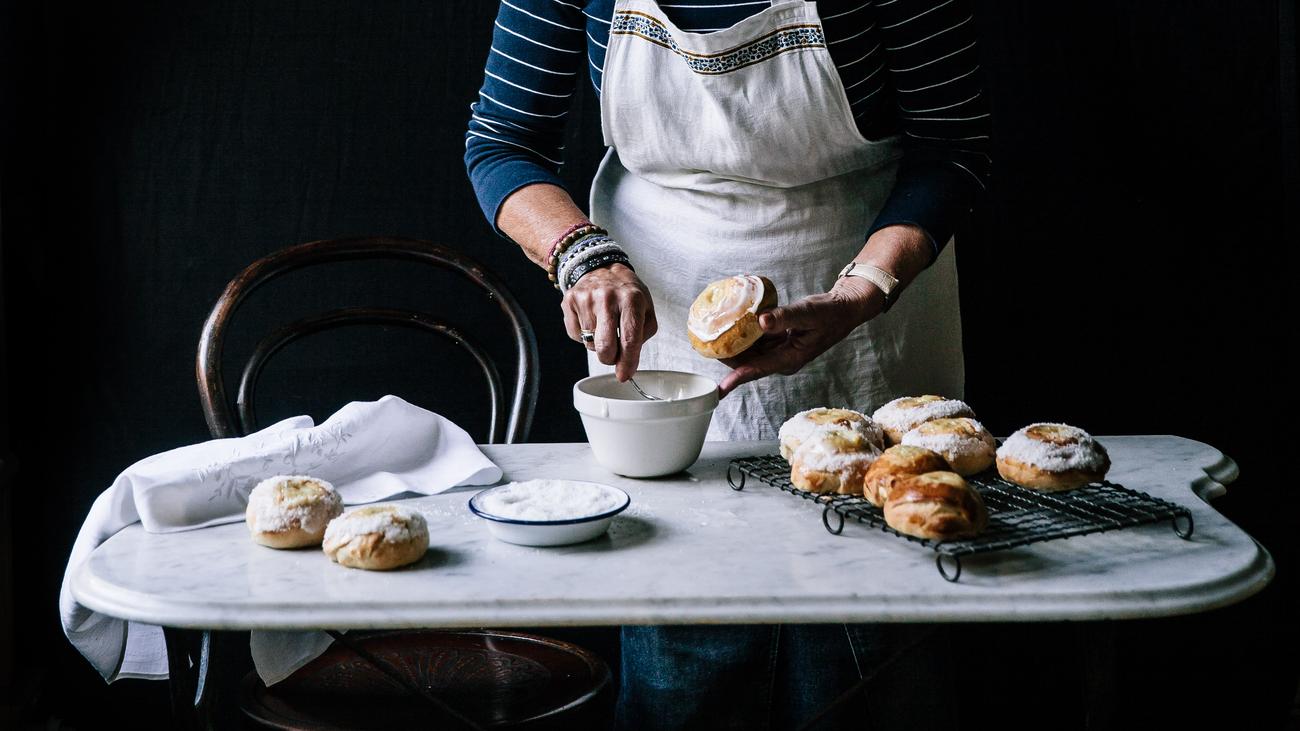 KokosVanilleSchnecken Von Schulbrot und Trollcreme