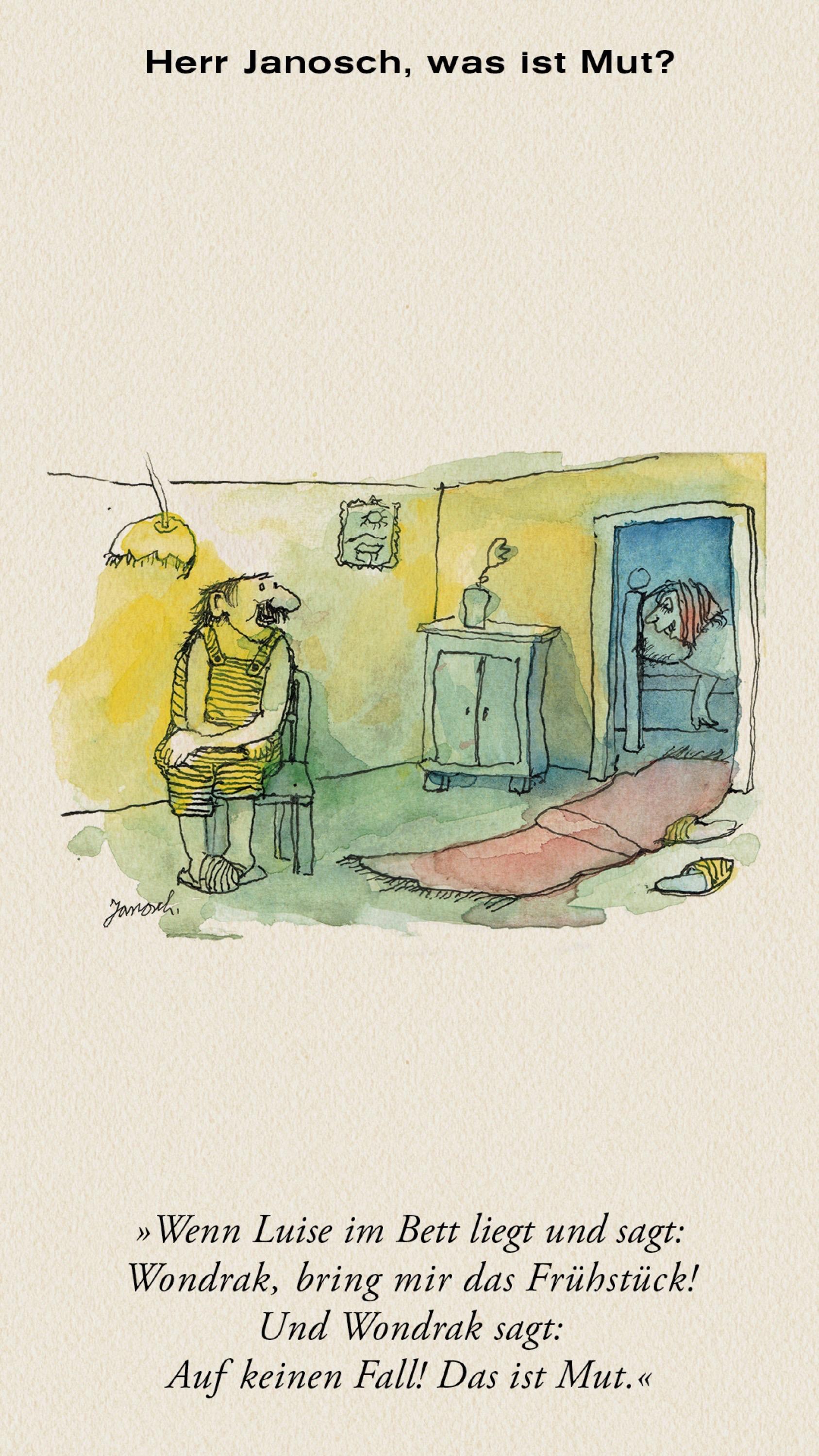 Janosch Herr Janosch, worauf kann man sich freuen? ZEITmagazin
