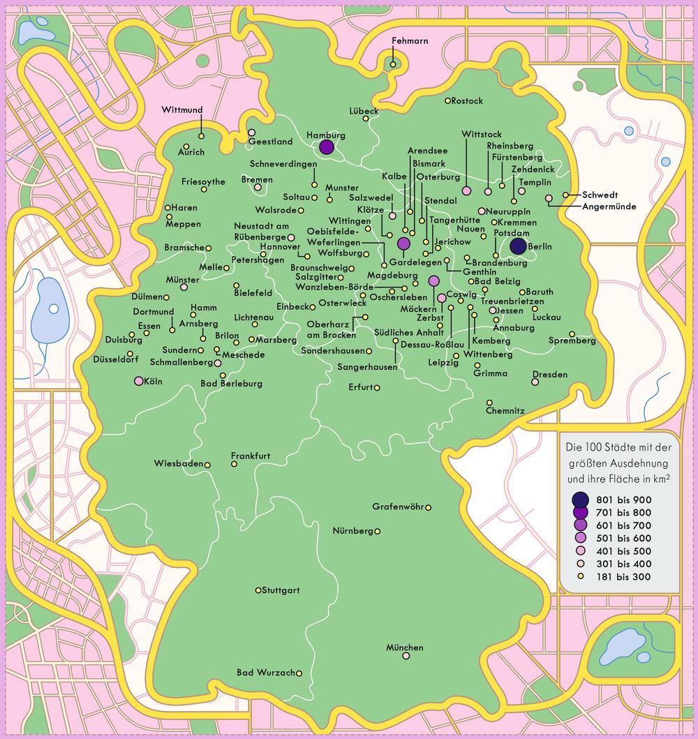 Die 100 Grossten Stadte Deutschlands
