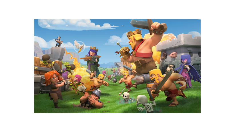 Clash of Clans: Mirko Borsche spielt auf seinem Handy gegen seine Söhne