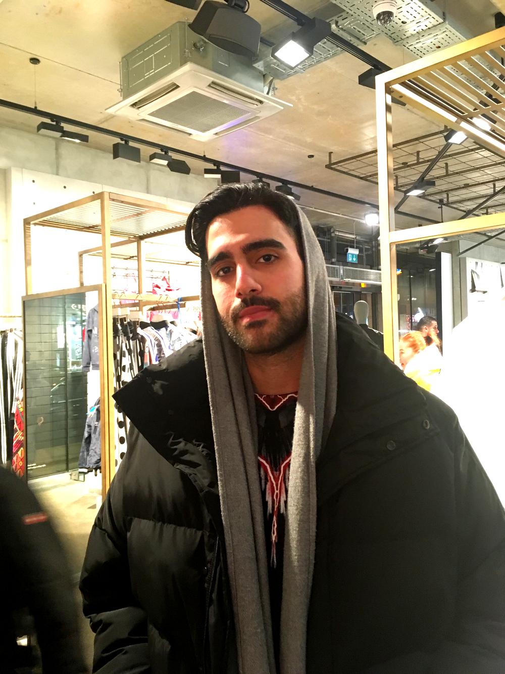 BVG: Ali Sara ist seit Donnerstag vergangener Woche Listenführer beim Adidas Originals Flagship Store. 