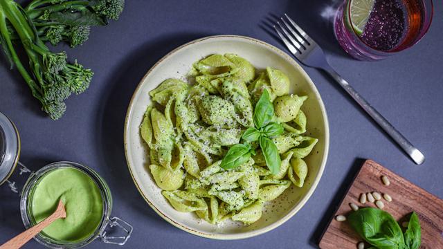 Pasta mit Brokkoli-Pesto: Alles im grünen Bereich