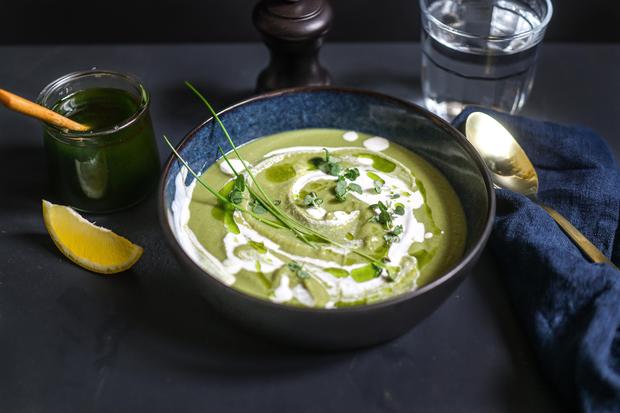Erbsen-Velouté mit Ricottasoße: Erbsen wie Samt | ZEITmagazin
