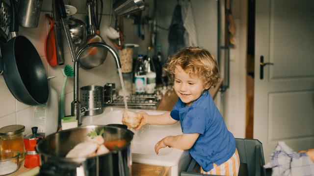 Kochen für Kinder: Planschen mit dem Sellerie