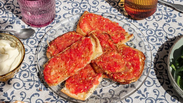 Pan con tomate: Spanische Bruschetta