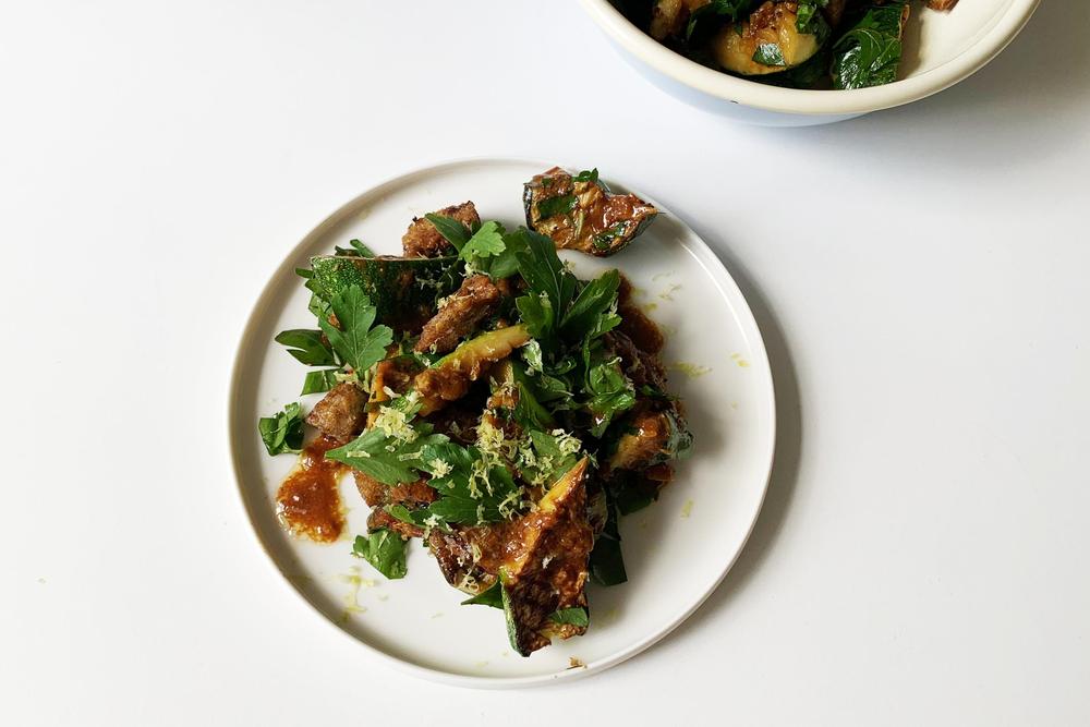 Brotsalat mit Zucchini und Miso: Miso, weshalb, warum | ZEITmagazin