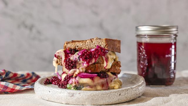 Grilled Blue Cheese Sandwich: Wenn die Käsestulle blaumacht