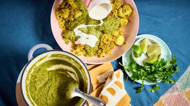 Masala-Erbspüree: Kohlenhydrate hoch zwei