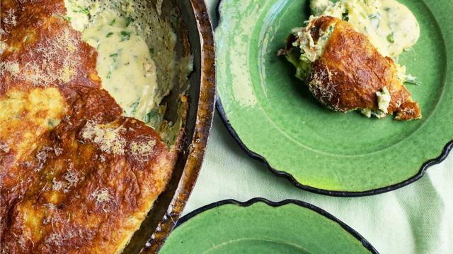 Bärlauch-Käseauflauf: Haben Sie auch so einen Bärlauchhunger?