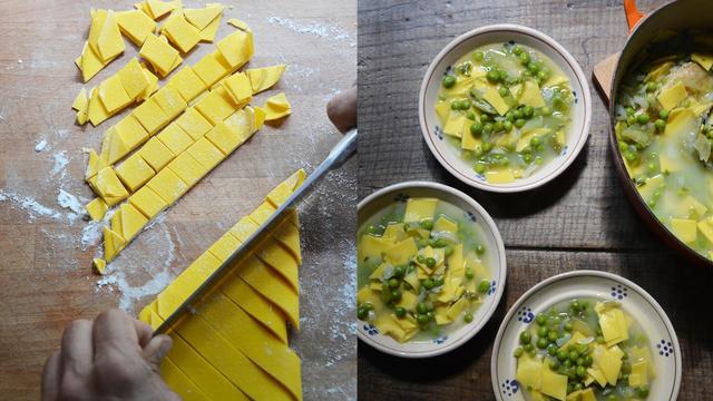 Pasta und Erbsen in der Brühe: Was für Erbsenzähler