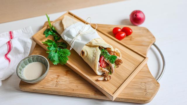 Shawarma Wrap  : Shawarma ist mein Gemüse