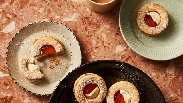 Kekse mit Guavenmarmelade: Auch ein Keks kann ein Sandwich sein