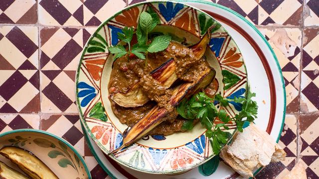 (+) Aubergine in Granatapfelsoße: Oh, du fröhliche Aubergine