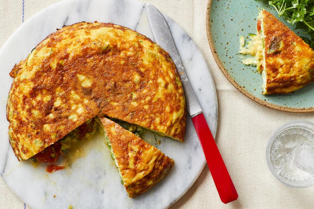 Gemüsebeet-Frittata : Das hier ist für dich, Dad: Tamal Rays Gemüsebeet-Fritatta.