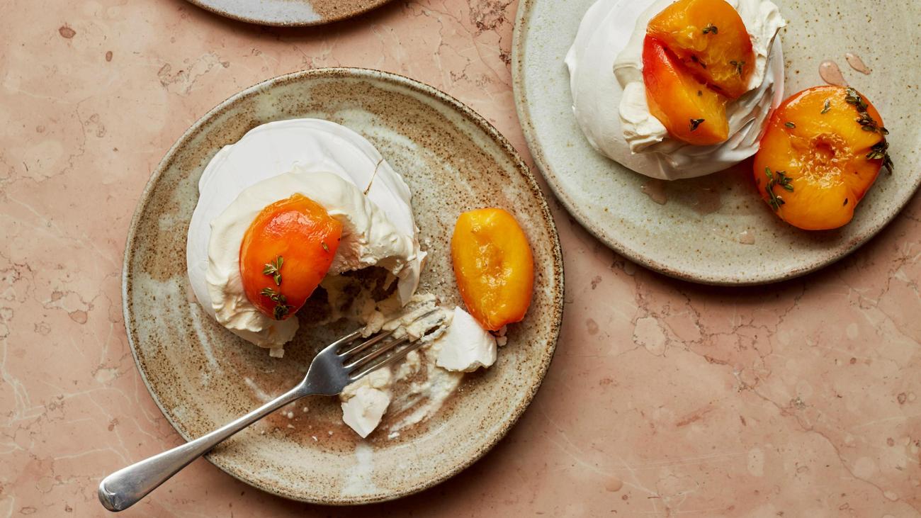 Mini Peach Pavlova: Prima Pavlovina