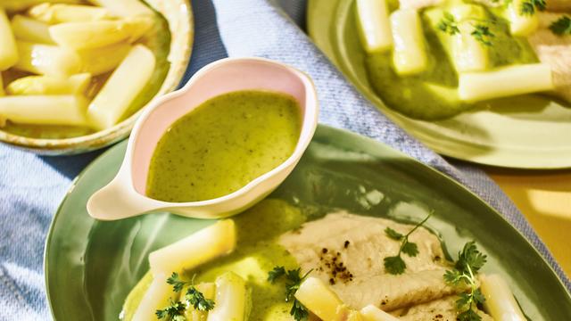 Spargel mit Scholle: Fischig zum wuschig werden