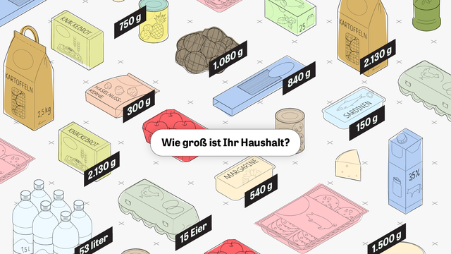 (+) Lebensmittelvorräte: So lange würden Ihre Vorräte reichen