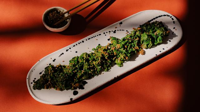 Spinat mit Sesam: Sesam, röste dich!